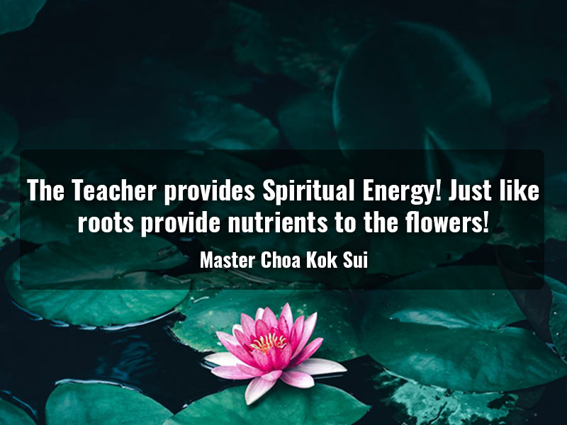 MCKS Quote - The Teacher provides Spiritual Energy
